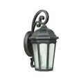 Yosemite Home Decor 1 Light Fluorescent Exterior in Oil Rubbed Bronze Finish with Clear Glass Medium Size FL1618MDWB